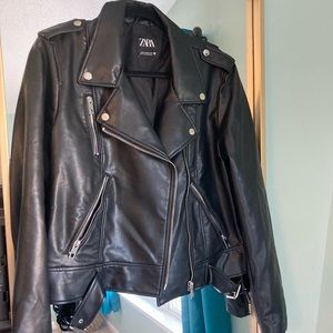 Zara Faux Leather Jacket